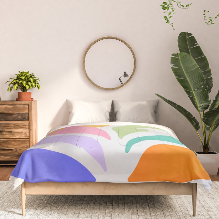 Sun & Leaves: Matisse Pastel Series 04 Comforter Gallery Image 3