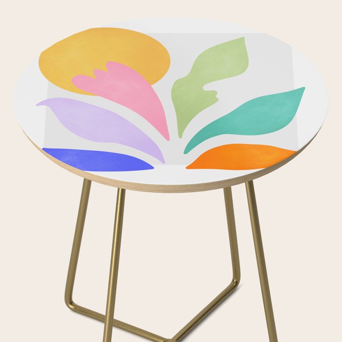 Sun & Leaves: Matisse Pastel Series 04 Side Table Gallery Image 2