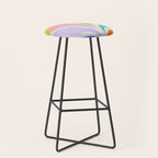 Sun & Leaves: Matisse Pastel Series 04 Stool Gallery Image 1