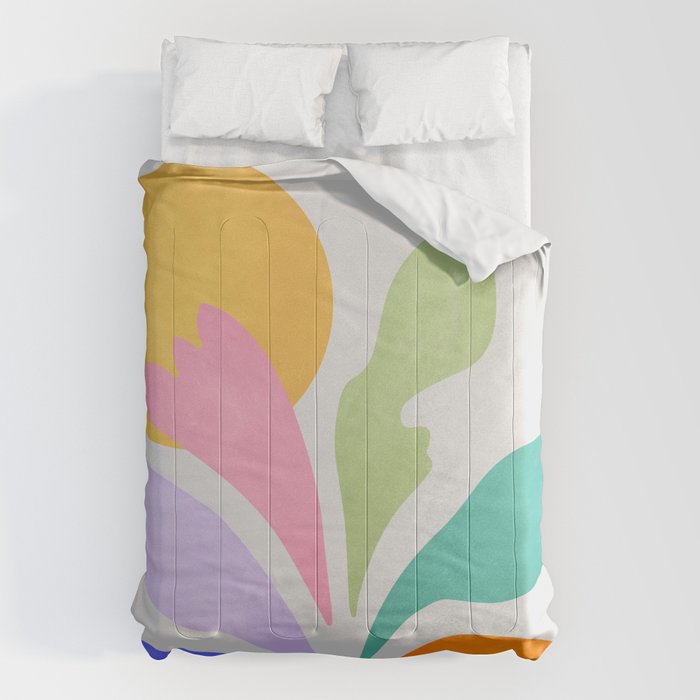 Sun & Leaves: Matisse Pastel Series 04 Comforter Gallery Image 6