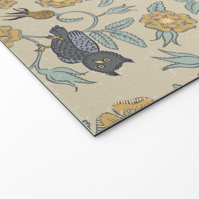 Tudor Owls in Grey Welcome Mat Gallery Image 2