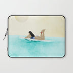 Wait for your perfect wave C Laptop Sleeve Gallery Image 1