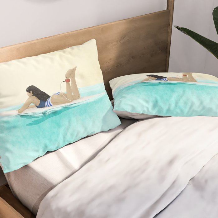 Wait for your perfect wave C Pillow Sham Gallery Image 2