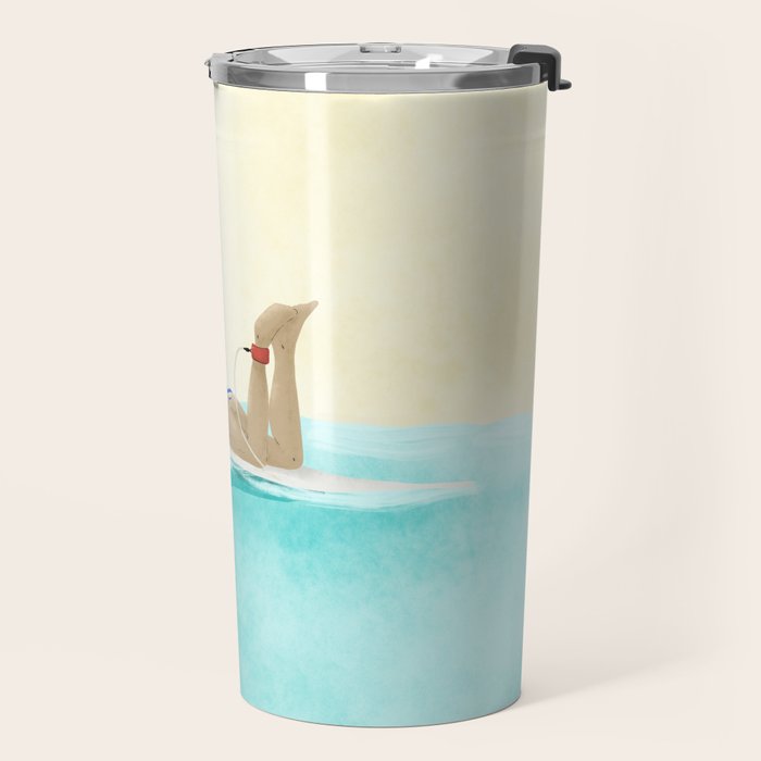 Wait for your perfect wave C Travel Mug Gallery Image 2