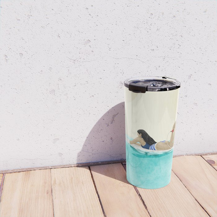 Wait for your perfect wave C Travel Mug Gallery Image 4