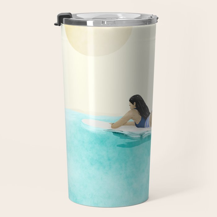 Wait for your perfect wave C Travel Mug Gallery Image 3