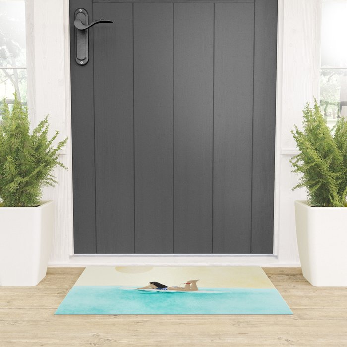 Wait for your perfect wave C Welcome Mat Gallery Image 3