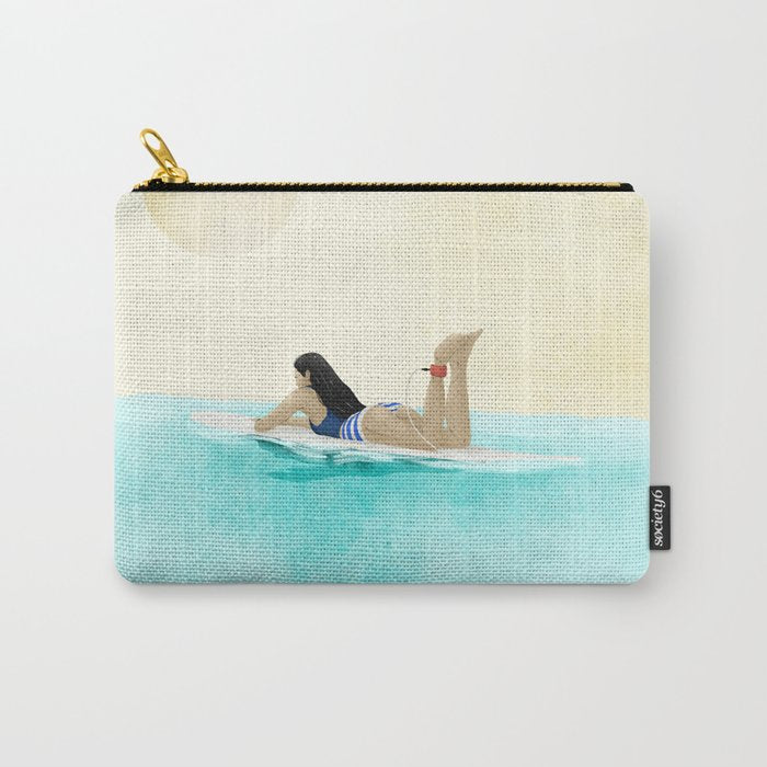 Wait for your perfect wave C Carry All Pouch Gallery Image 1