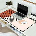 Abstraction_SUN_LINE_BOHEMIAN_LANDSCAPE_POP_ART_1129B Desk Mat Gallery Image 2