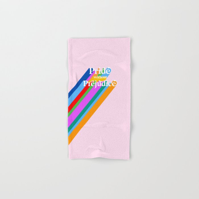 Pride without Prejudice - Rainbow Shadows Bath Towel Gallery Image 1