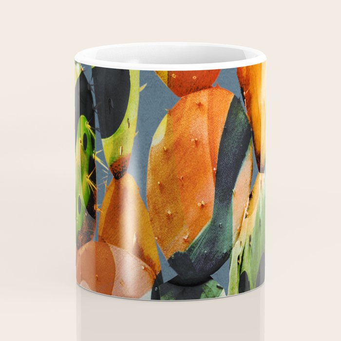 Abstract Modern Cactus 3 Coffee Mug Gallery Image 4