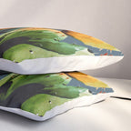 Abstract Modern Cactus 3 Pillow Sham Gallery Image 3