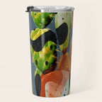 Abstract Modern Cactus 3 Travel Mug Gallery Image 3