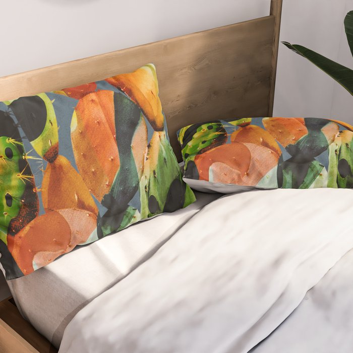 Abstract Modern Cactus 3 Pillow Sham Gallery Image 2