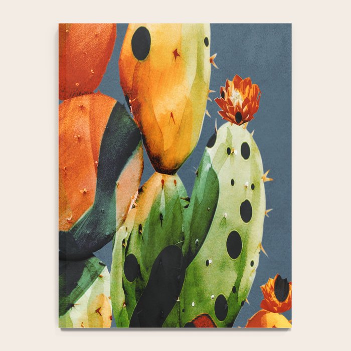 Abstract Modern Cactus 3 Notebook Gallery Image 4