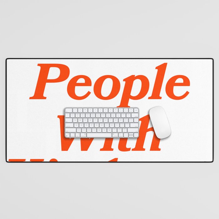 Treat People with Kindness Desk Mat Gallery Image 1