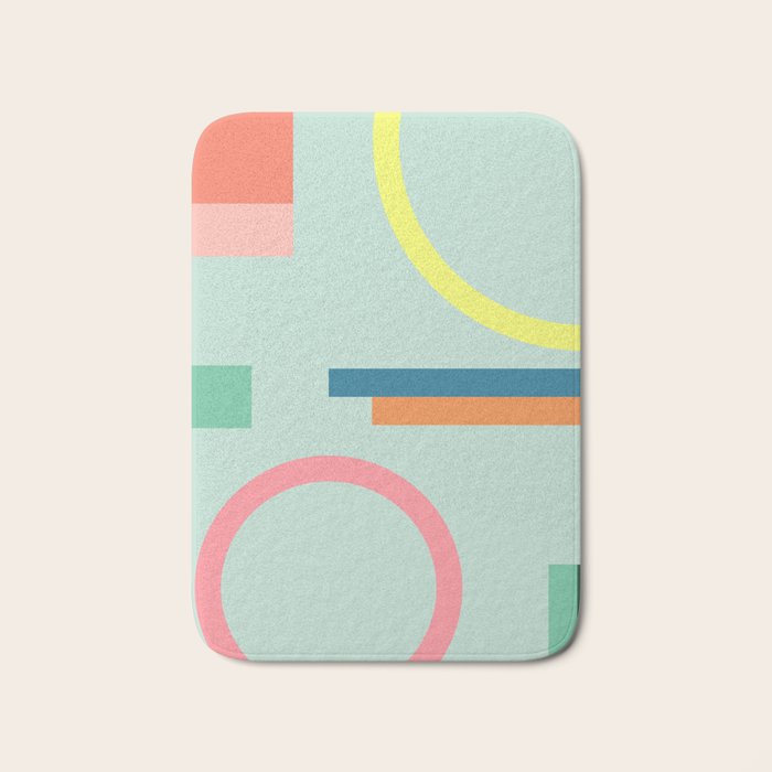 Modern Geometric 71 Bath Mat Gallery Image 1