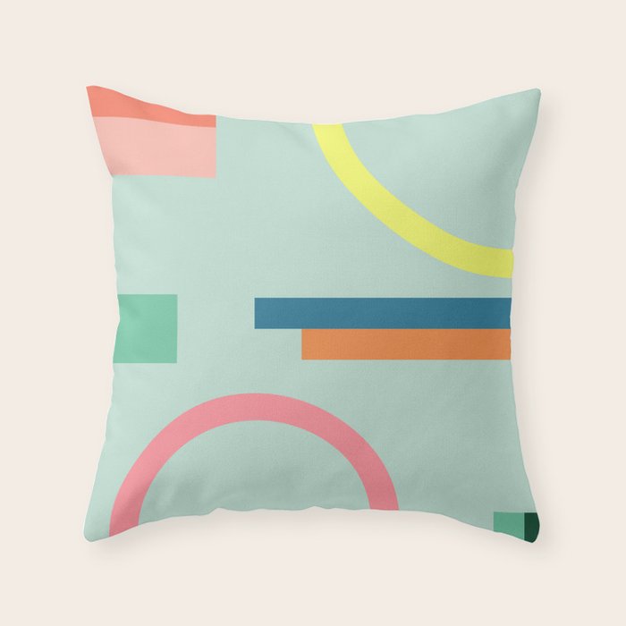 Modern Geometric 71 Throw Pillow Gallery Image 6