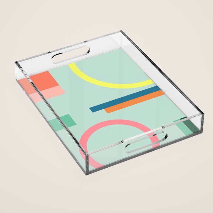 Modern Geometric 71 Acrylic Tray Gallery Image 1