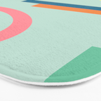 Modern Geometric 71 Bath Mat Gallery Image 3