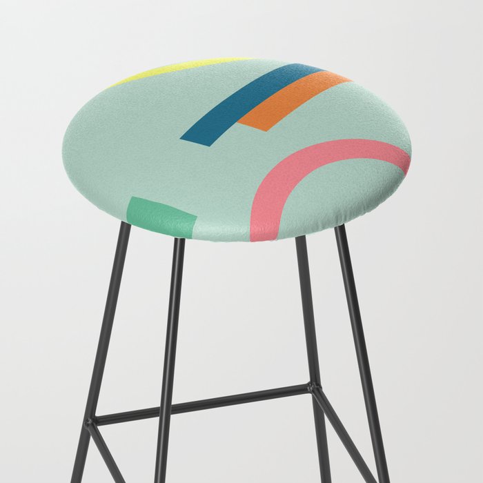 Modern Geometric 71 Stool Gallery Image 2