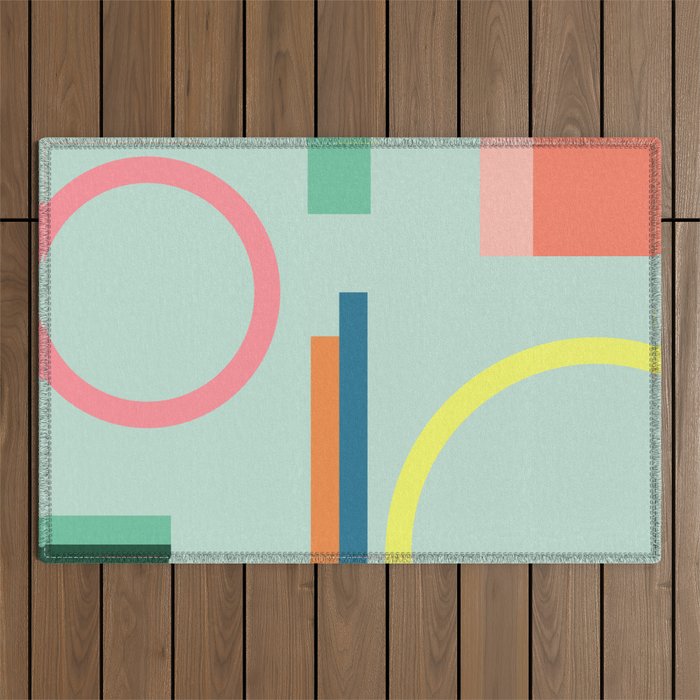 Modern Geometric 71 Outdoor Rug Gallery Image 1