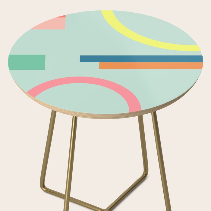 Modern Geometric 71 Side Table Gallery Image 2