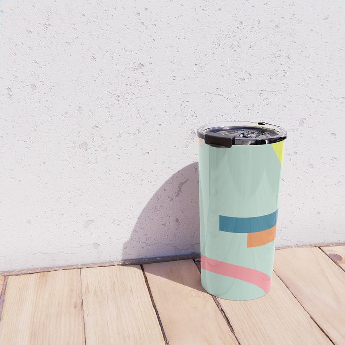 Modern Geometric 71 Travel Mug Gallery Image 4