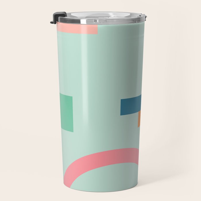 Modern Geometric 71 Travel Mug Gallery Image 3