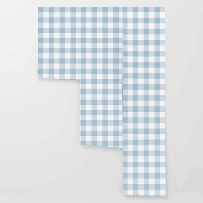 Baby Blue Buffalo Check Wallpaper Gallery Image 3