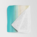 Abstract Seascape 11 Throw Blanket Gallery Image 3