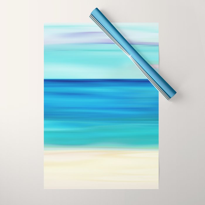 Abstract Seascape 11 Wrapping Paper Gallery Image 1
