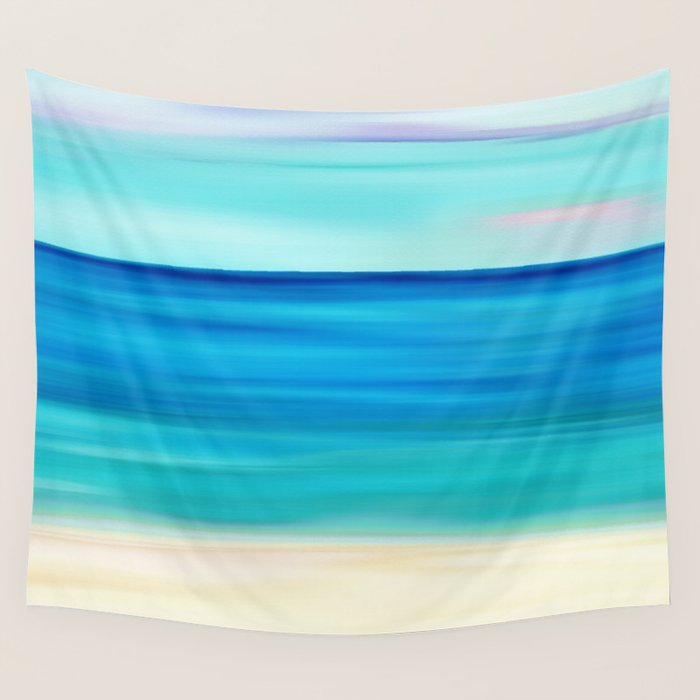 Abstract Seascape 11 Wall Tapestry Gallery Image 4