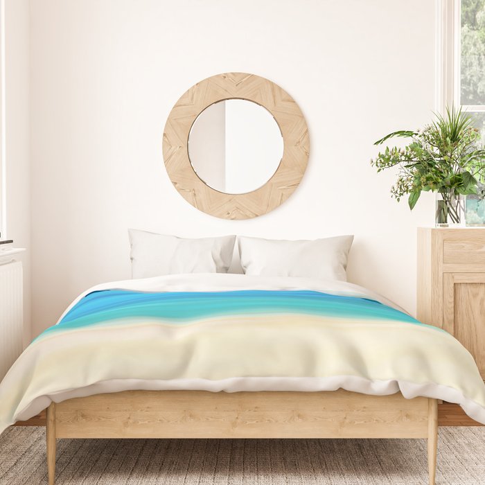 Abstract Seascape 11 Duvet Cover Gallery Image 3