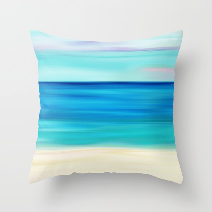 Abstract Seascape 11 Throw Pillow Gallery Image 6