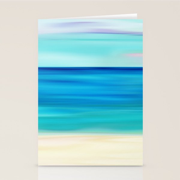 Abstract Seascape 11 Stationery Card Gallery Image 1