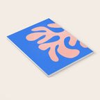 Rose Bud & Azure Blue: Matisse Paper Cutouts 02 Notebook Gallery Image 3