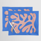 Rose Bud & Azure Blue: Matisse Paper Cutouts 02 Placemat Gallery Image 1