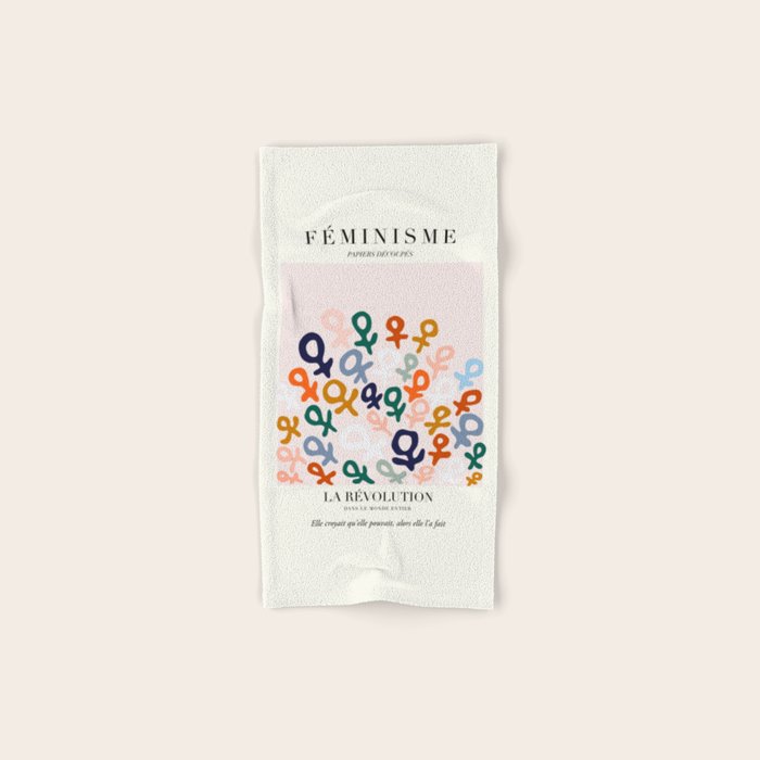 L'ART DU FÃMINISME â Feminist Art â Matisse Exhibition Poster Bath Towel Gallery Image 1