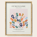 L'ART DU FÃMINISME â Feminist Art â Matisse Exhibition Poster Serving Tray Gallery Image 1