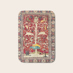 Silk Heriz Azerbaijan Northwest Persian Rug Print Bath Mat Gallery Image 1