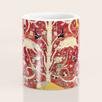 Silk Heriz Azerbaijan Northwest Persian Rug Print Coffee Mug Gallery Image 4