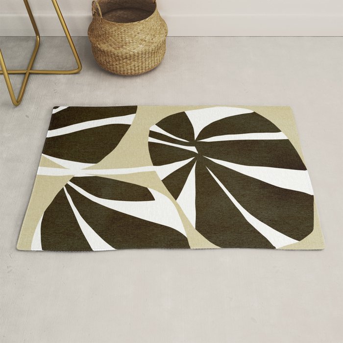 Abstract botanical 57 Rug Gallery Image 1