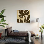 Abstract botanical 57 Wood Wall Art Gallery Image 2
