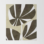 Abstract botanical 57 Throw Blanket Gallery Image 2