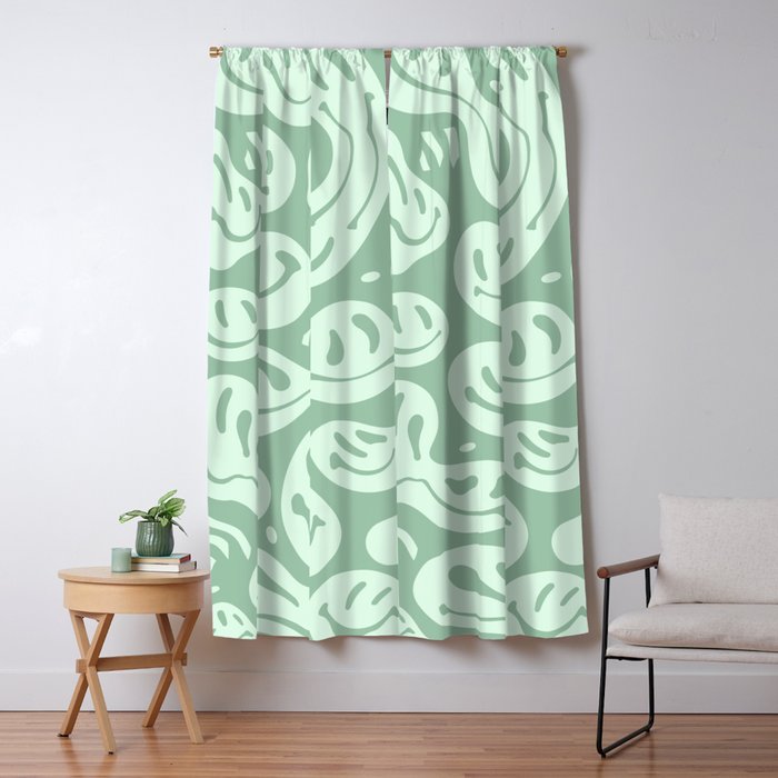 Minty Fresh Melted Happiness Window Curtain Gallery Image 1