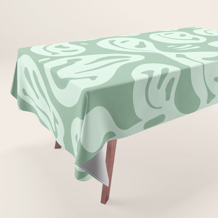 Minty Fresh Melted Happiness Tablecloth Gallery Image 1