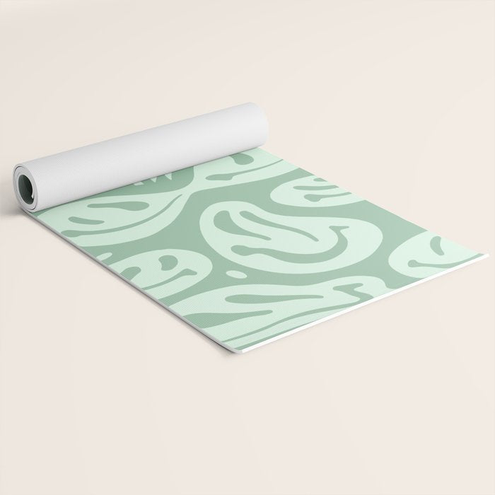 Minty Fresh Melted Happiness Yoga Mat Gallery Image 2