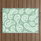 Minty Fresh Melted Happiness Outdoor Rug Gallery Image 1