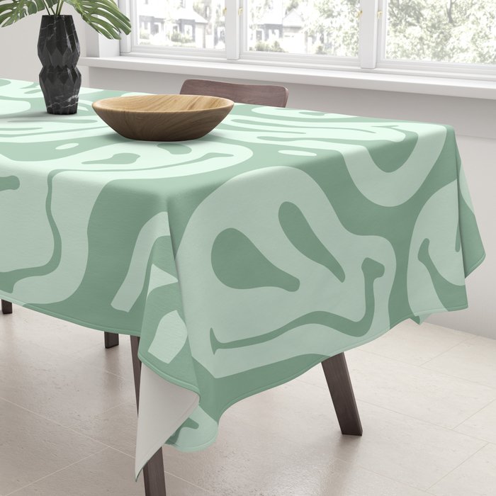 Minty Fresh Melted Happiness Tablecloth Gallery Image 3